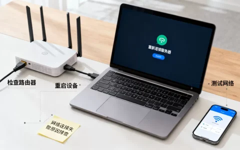 LOL总重新连接网络服务器咋办，网络连接失败原因排查