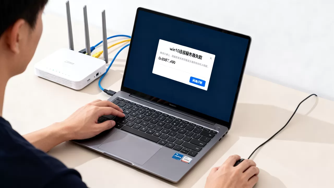 win10连接服务器失败怎么办,错误代码是什么? win10连接服务器失败怎么办,错误代码是什么?