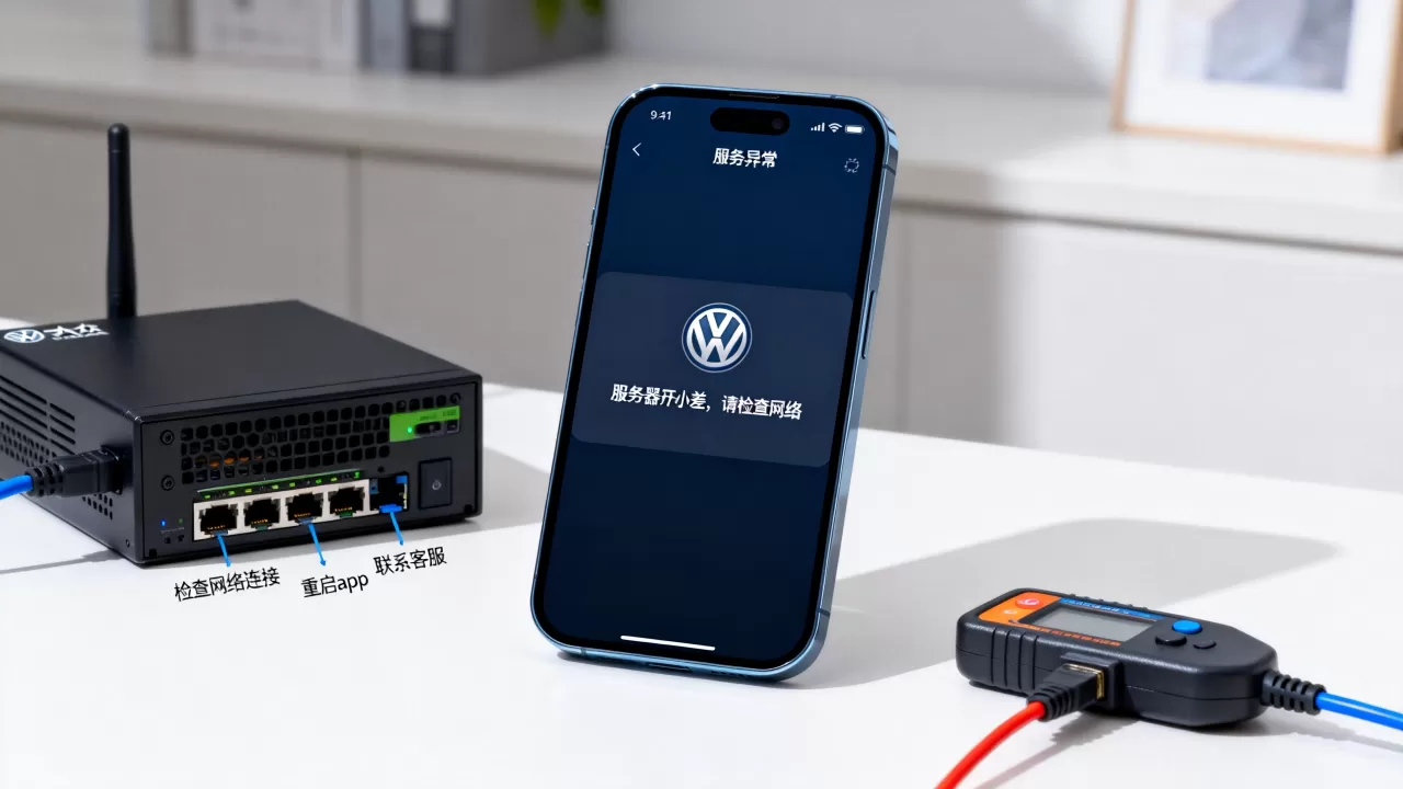 大众app服务器开小差是怎么回事,服务器异常解决方法? 大众app服务器开小差是怎么回事,服务器异常解决方法?