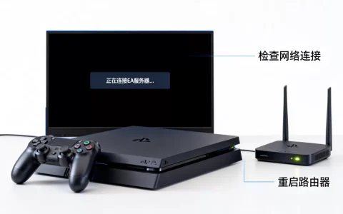 PS4一直连不上EA服务器怎么办，是什么原因