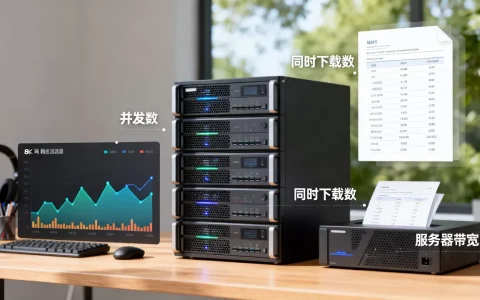估算带宽时并发与同时下载数怎么区分，服务器带宽怎么选