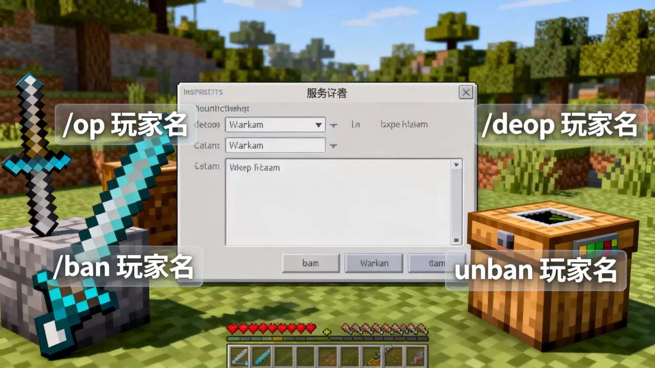 我的世界服务器权限限制怎么解除,管理员指令有哪些? 我的世界服务器权限限制怎么解除,管理员指令有哪些?