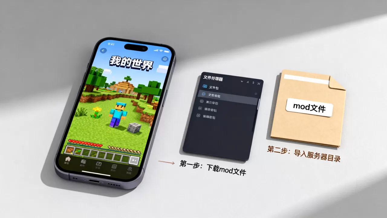 我的世界手机版如何给服务器加mod,手机版mod怎么装? 我的世界手机版如何给服务器加mod,手机版mod怎么装?