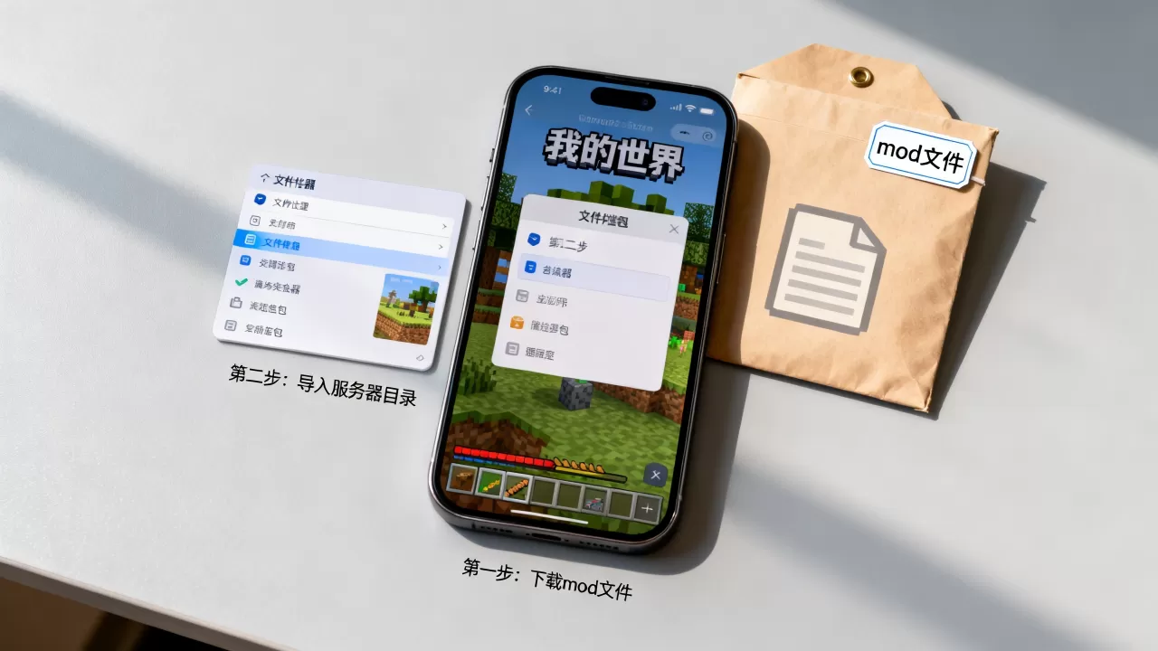 我的世界手机版如何给服务器加mod,手机版mod怎么装? 我的世界手机版如何给服务器加mod,手机版mod怎么装?