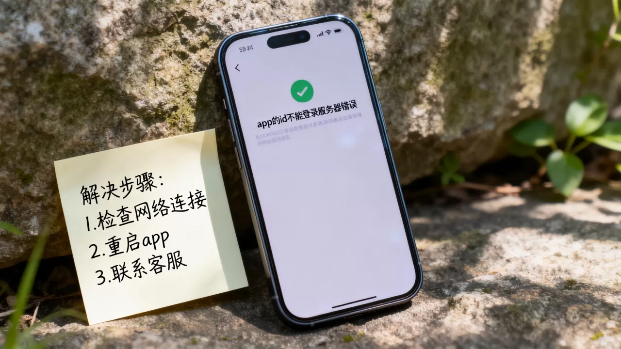 app的id不能登录服务器错误是怎么回事,怎么解决 app的id不能登录服务器错误是怎么回事,怎么解决