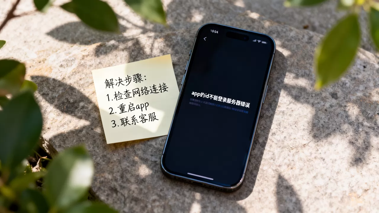 app的id不能登录服务器错误是怎么回事,怎么解决 app的id不能登录服务器错误是怎么回事,怎么解决