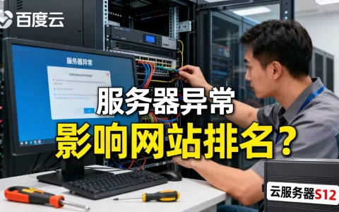 百度云服务器异常怎么办，影响网站排名吗？