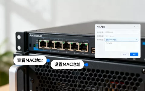 服务器MAC地址应该如何设置，在哪里查看？