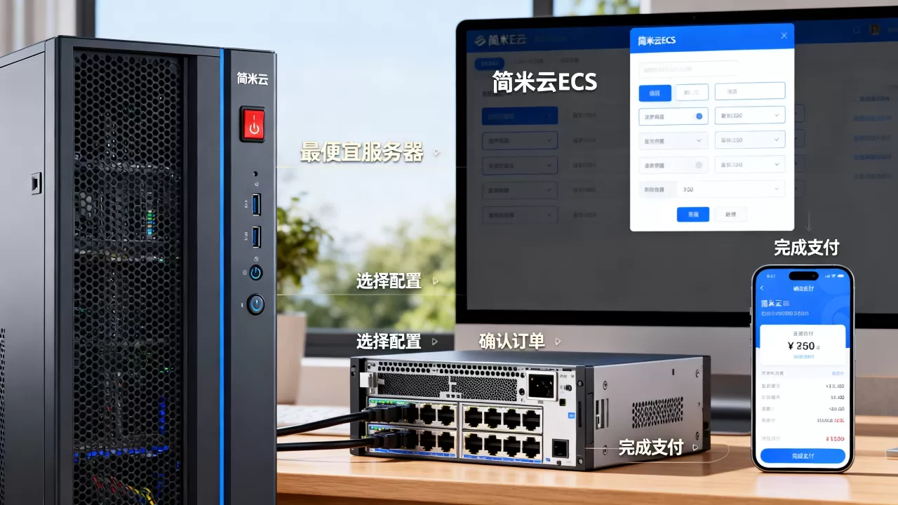 简米云ECS最便宜的服务器多少钱?,怎么买? 简米云ECS最便宜的服务器多少钱?,怎么买?