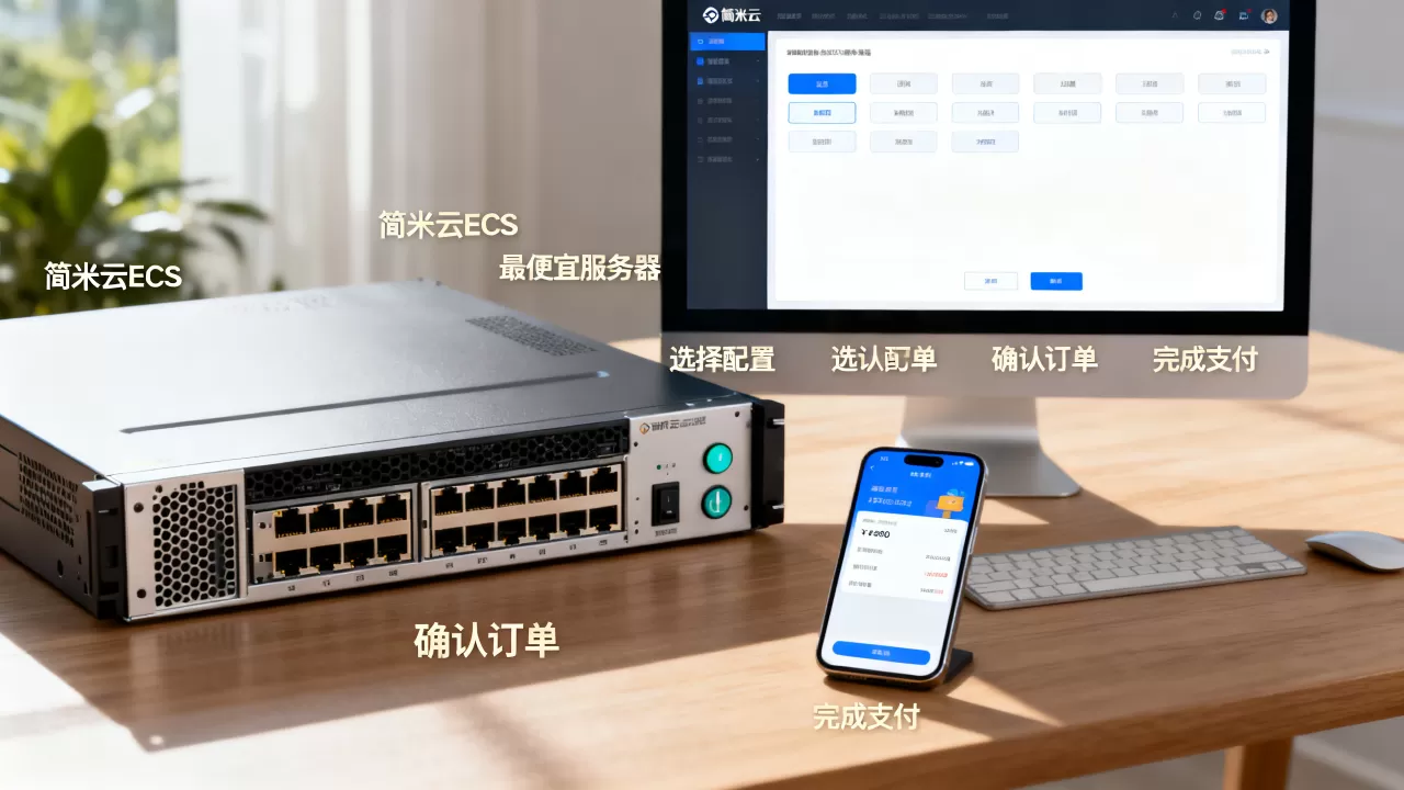 简米云ECS最便宜的服务器多少钱?,怎么买? 简米云ECS最便宜的服务器多少钱?,怎么买?