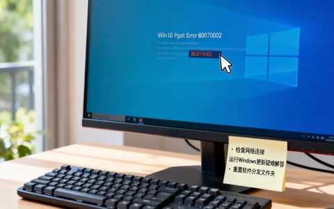 Win10更新服务器出错怎么办，错误80070002怎么解决