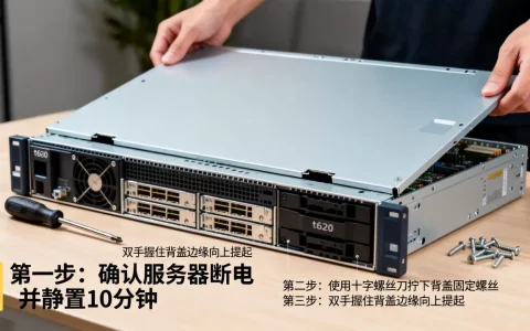 t620服务器背盖如何拆卸？，有没有详细步骤？