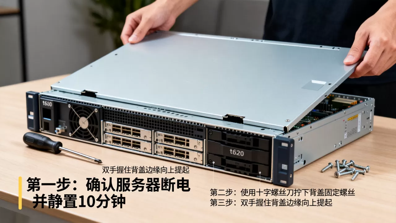 t620服务器背盖如何拆卸?,有没有详细步骤? t620服务器背盖如何拆卸?,有没有详细步骤?