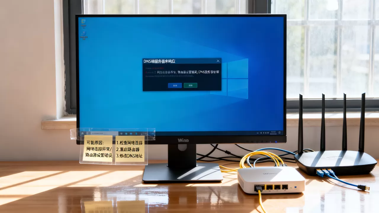 Win10DNS辅服务器未响应怎么解决?,是什么原因导致的? Win10DNS辅服务器未响应怎么解决?,是什么原因导致的?