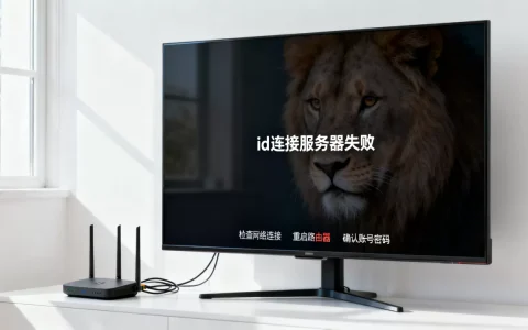 电视的id连接服务器失败怎么办，为什么一直连不上？