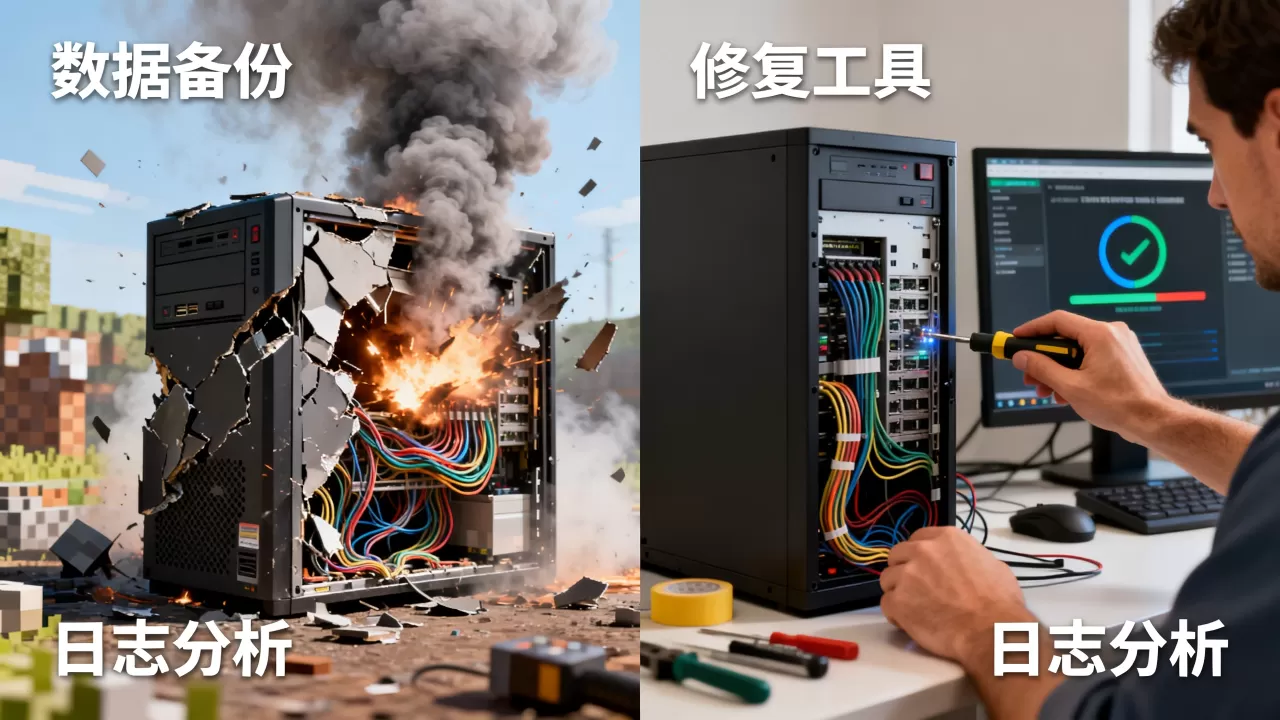 主播炸了MC服务器会怎么样,我的世界服务器被炸了怎么恢复? 主播炸了MC服务器会怎么样,我的世界服务器被炸了怎么恢复?