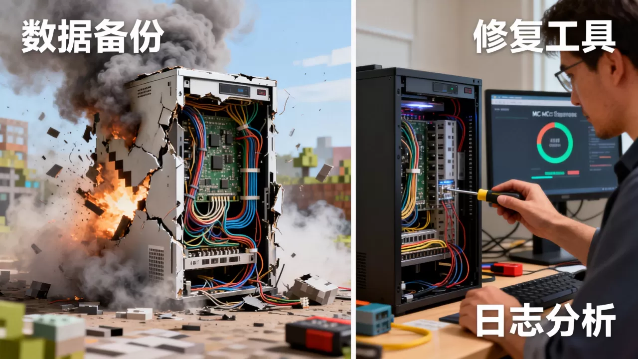 主播炸了MC服务器会怎么样,我的世界服务器被炸了怎么恢复? 主播炸了MC服务器会怎么样,我的世界服务器被炸了怎么恢复?