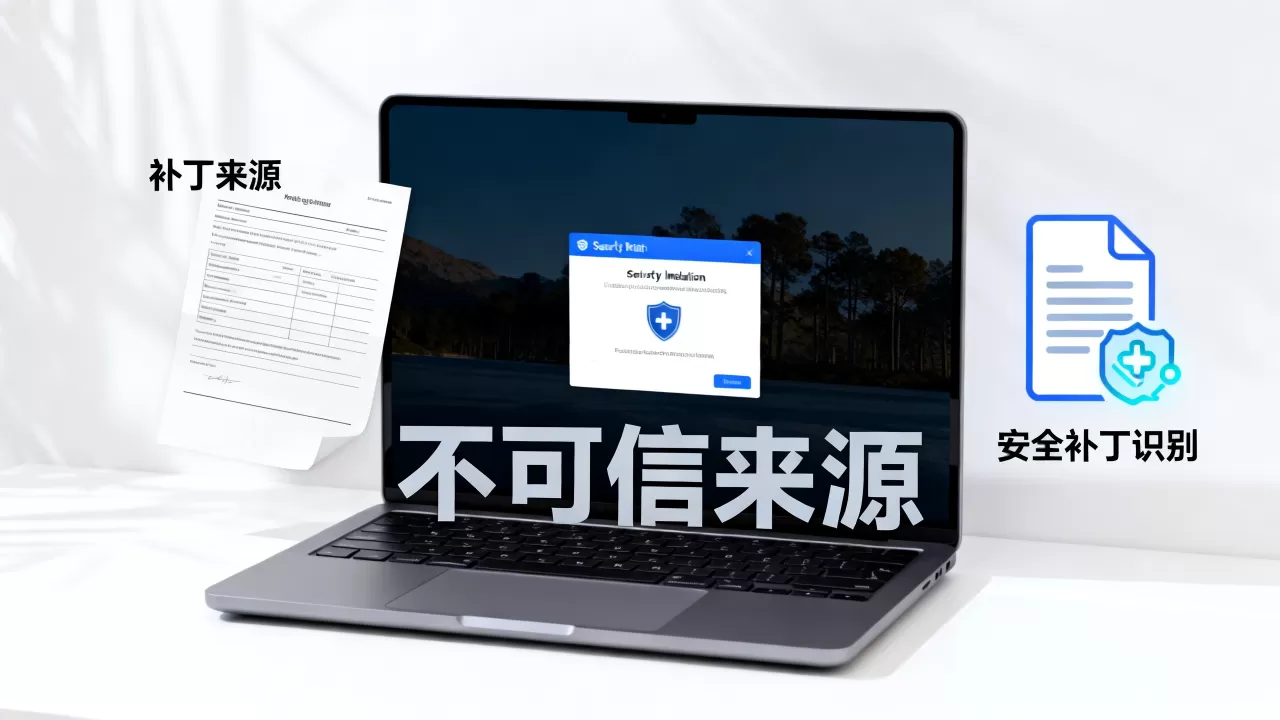 补丁来源不可信会带来哪些风险,如何识别安全补丁? 补丁来源不可信会带来哪些风险,如何识别安全补丁?