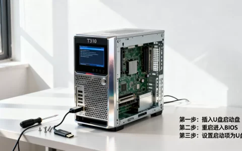 T310服务器改启动盘怎么弄，详细步骤是什么
