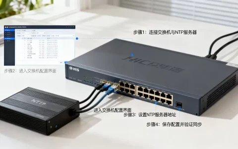 华三交换机如何配置NTP服务器？,NTP时间同步详细步骤