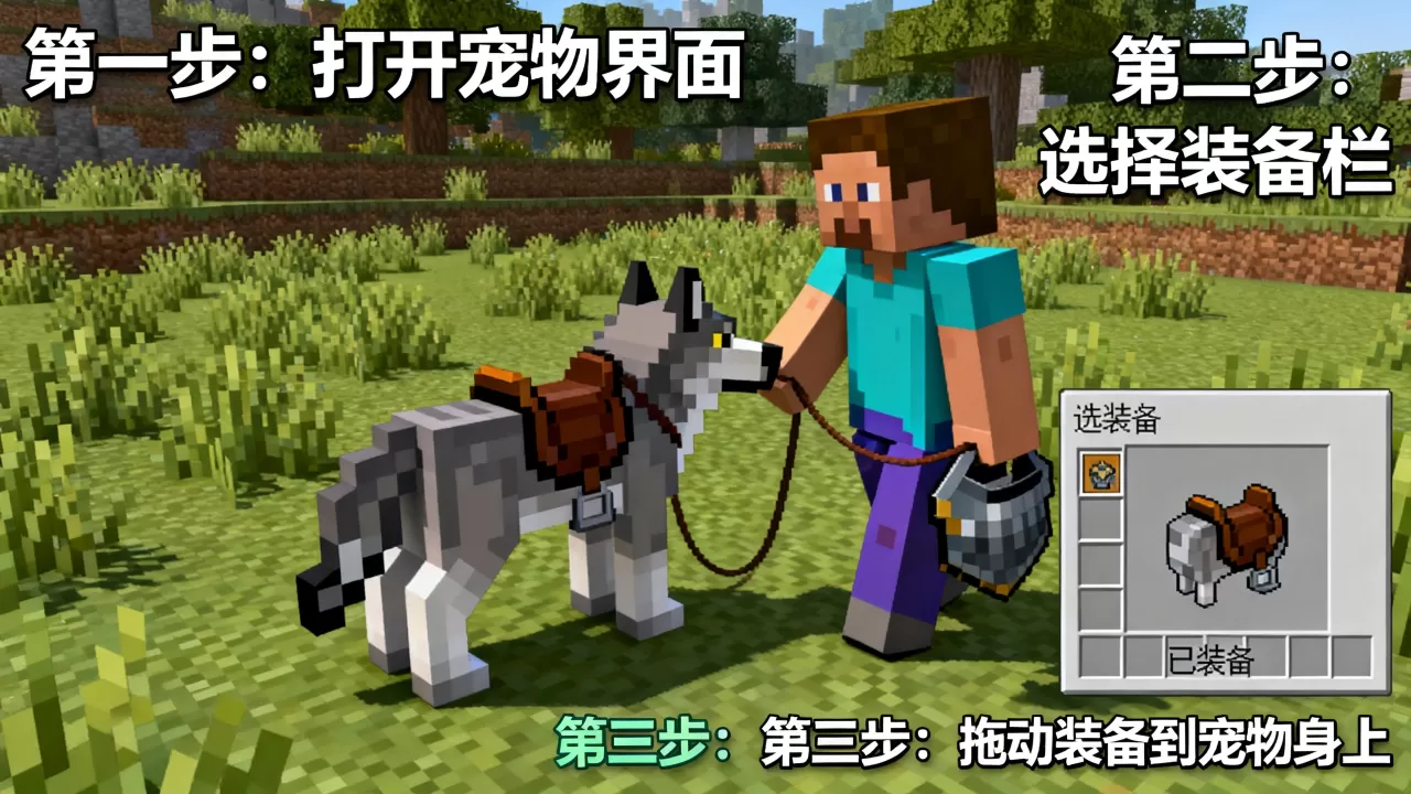 我的世界1c服务器怎么给宠物装备?具体操作有哪些? 我的世界1c服务器怎么给宠物装备?具体操作有哪些?