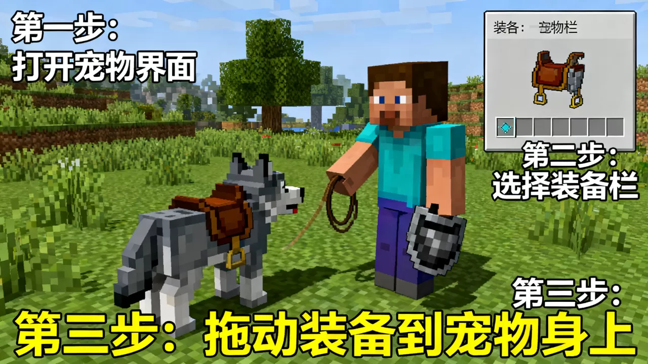 我的世界1c服务器怎么给宠物装备?具体操作有哪些? 我的世界1c服务器怎么给宠物装备?具体操作有哪些?