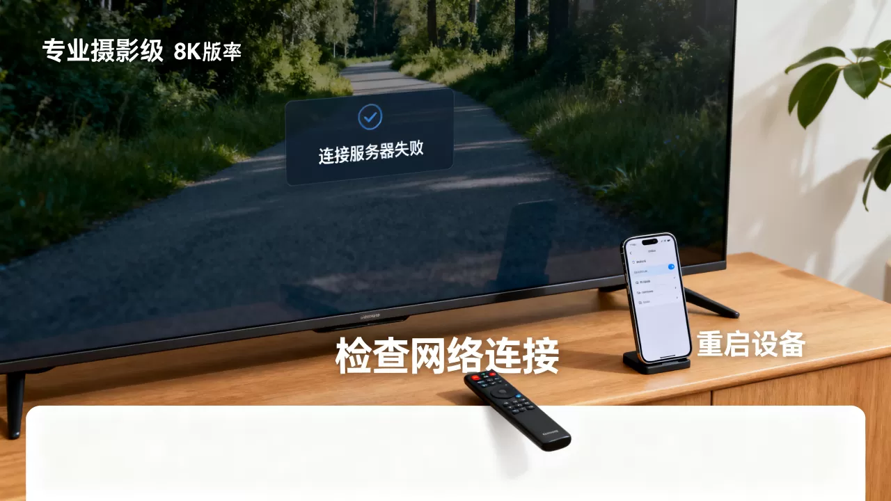 添加TV连接服务器失败咋回事,电视添加设备连接失败怎么办 添加TV连接服务器失败咋回事,电视添加设备连接失败怎么办
