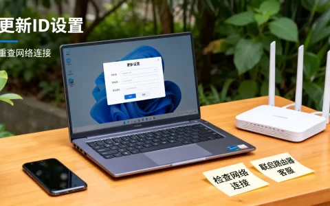 更新ID设置为何连不上服务器，怎么解决？