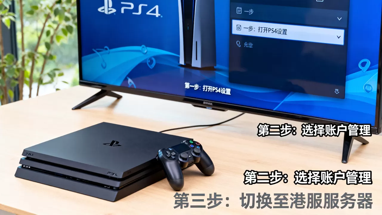 港版PS4服务器如何改港服,详细操作步骤是什么? 港版PS4服务器如何改港服,详细操作步骤是什么?