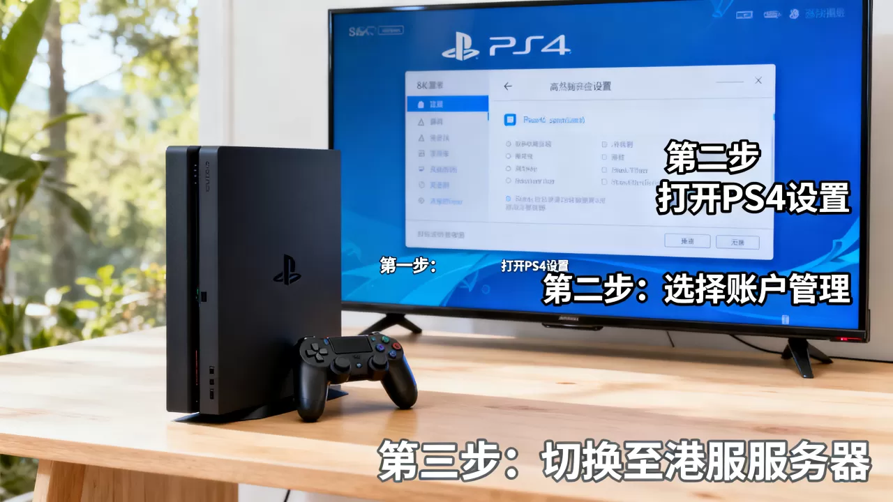 港版PS4服务器如何改港服,详细操作步骤是什么? 港版PS4服务器如何改港服,详细操作步骤是什么?