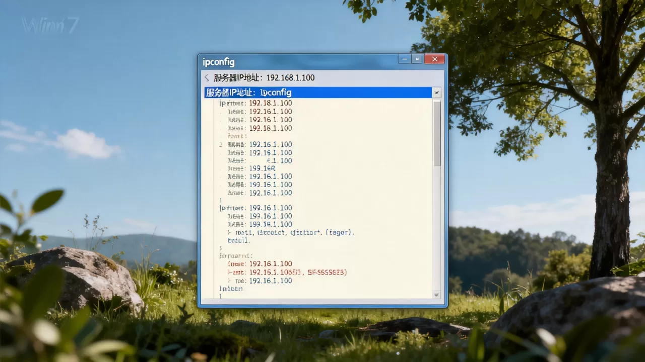 win7系统如何查看服务器IP地址,服务器IP地址怎么查询? win7系统如何查看服务器IP地址,服务器IP地址怎么查询?