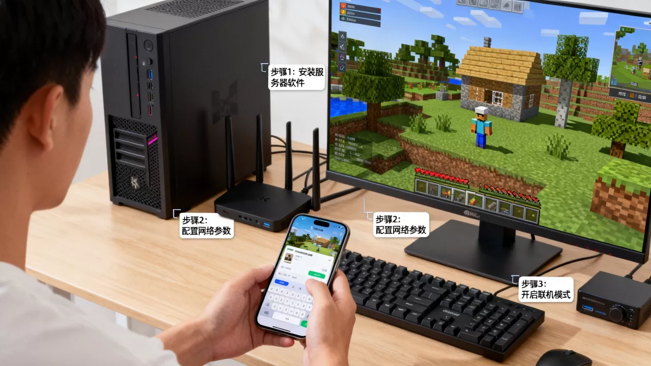 酷番云学生机怎么做MC服务器,我的世界怎么联机 酷番云学生机怎么做MC服务器,我的世界怎么联机