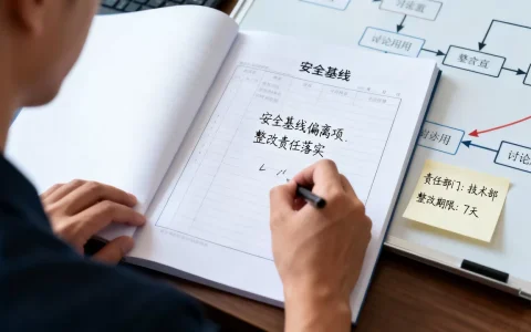 安全基线的偏离项该由谁负责整改？,整改责任如何落实？