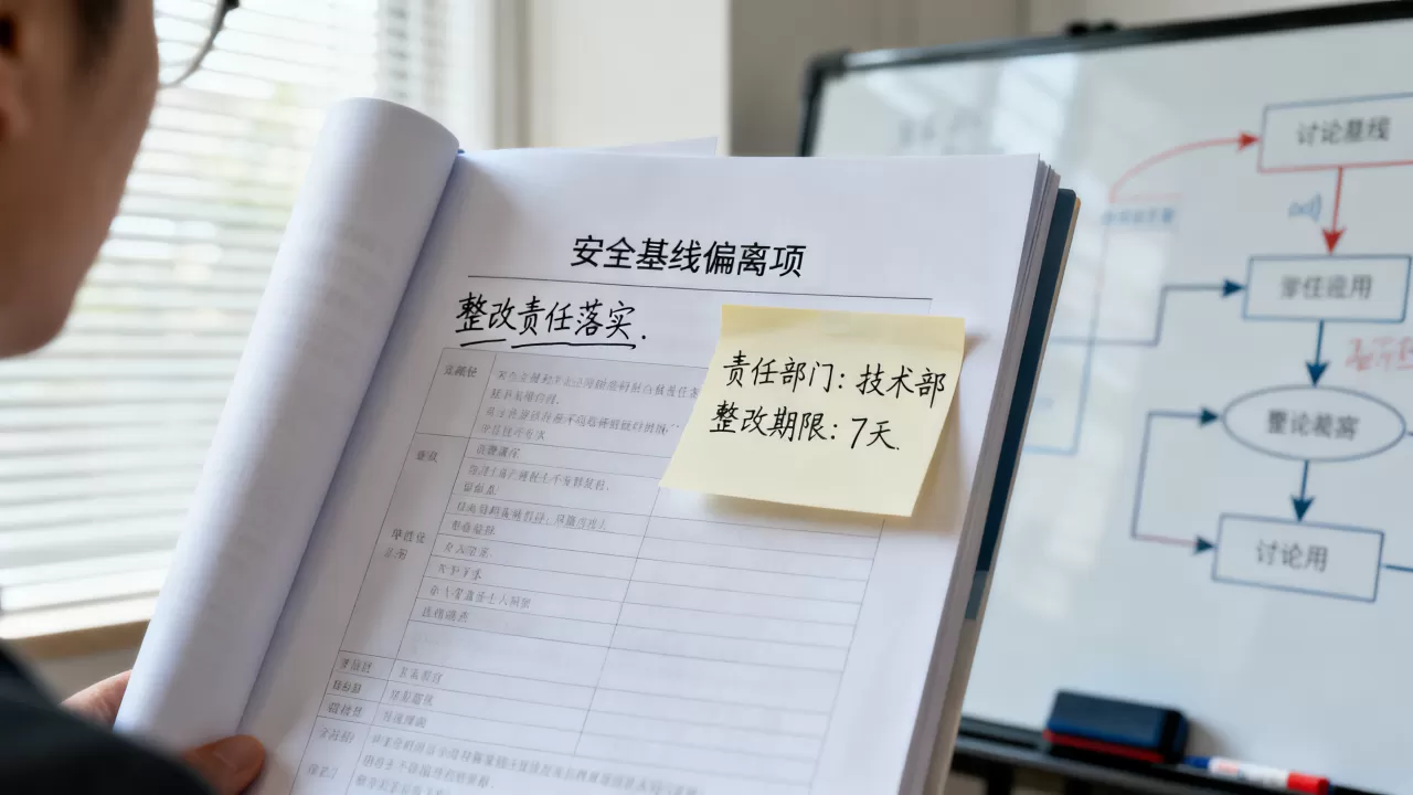 安全基线的偏离项该由谁负责整改?,整改责任如何落实? 安全基线的偏离项该由谁负责整改?,整改责任如何落实?