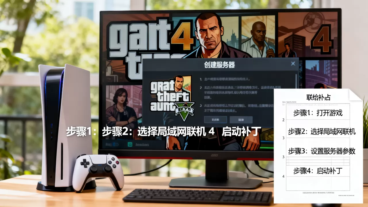 GTA4局域网联机怎么创建服务器?,GTA4联机补丁怎么用? GTA4局域网联机怎么创建服务器?,GTA4联机补丁怎么用?