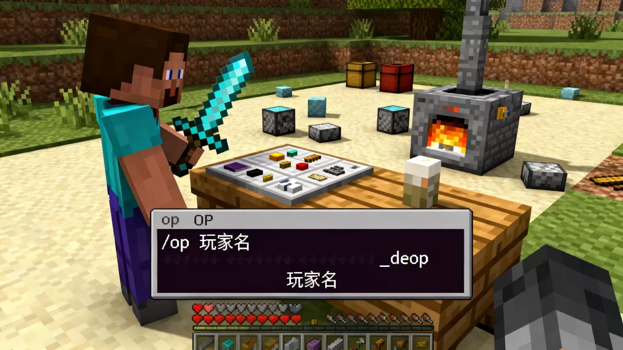 我的世界电脑服务器op权限怎么给,有什么指令? 我的世界电脑服务器op权限怎么给,有什么指令?