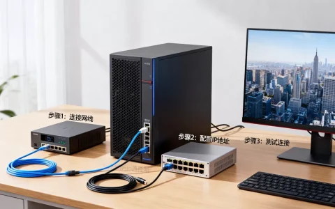 e4a的服务器跟客户怎么连接？，操作步骤有哪些？