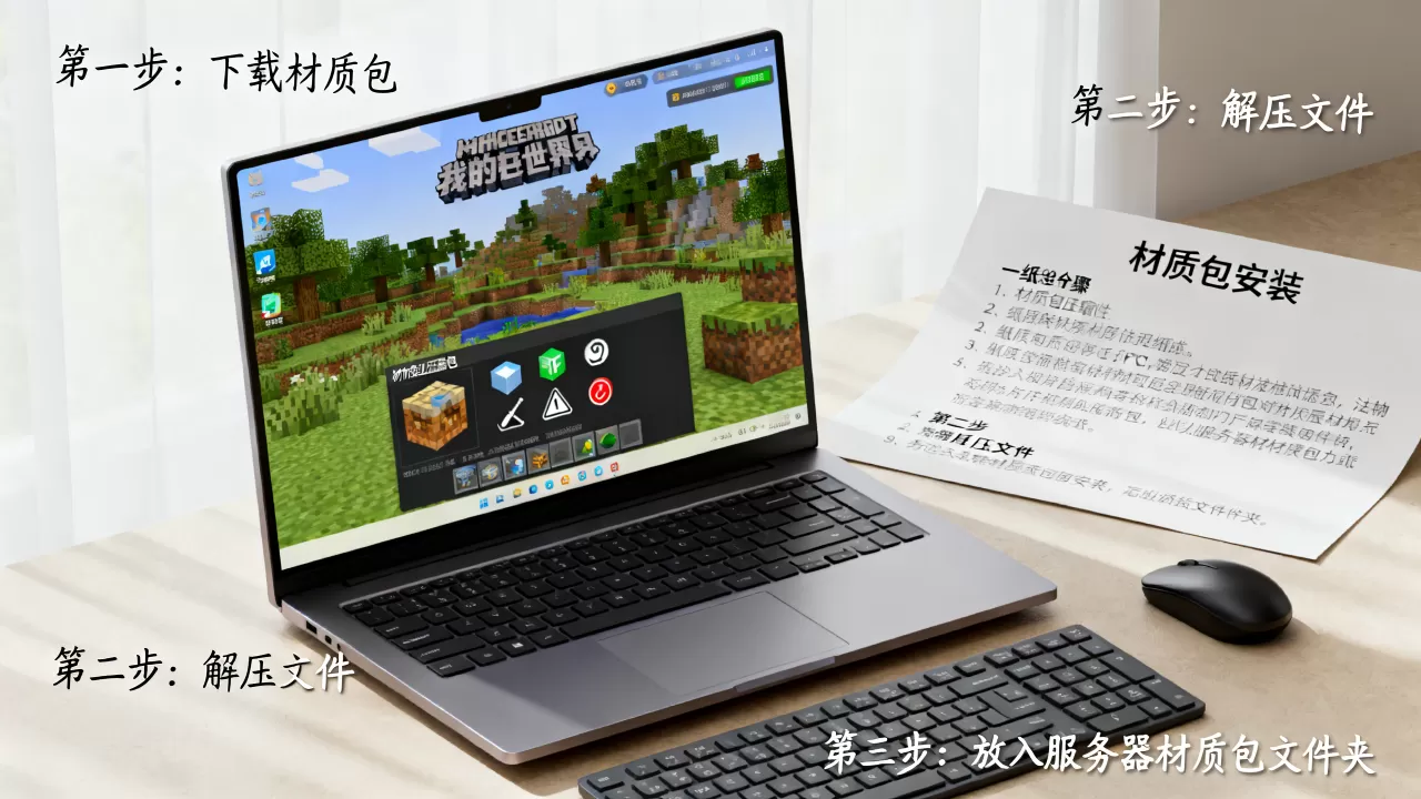 我的世界PC版服务器怎么装材质包,服务器材质包怎么安装? 我的世界PC版服务器怎么装材质包,服务器材质包怎么安装?
