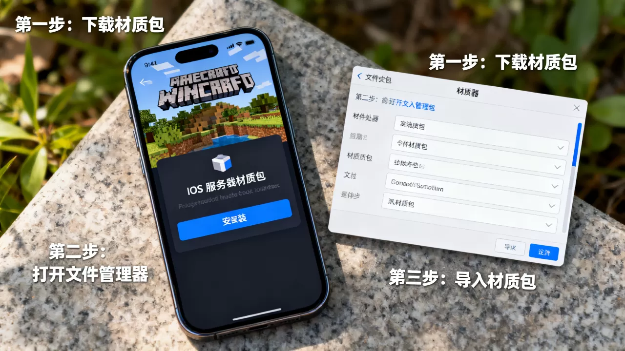 我的世界iOS服务器材质包怎么装,材质包安装教程? 我的世界iOS服务器材质包怎么装,材质包安装教程?