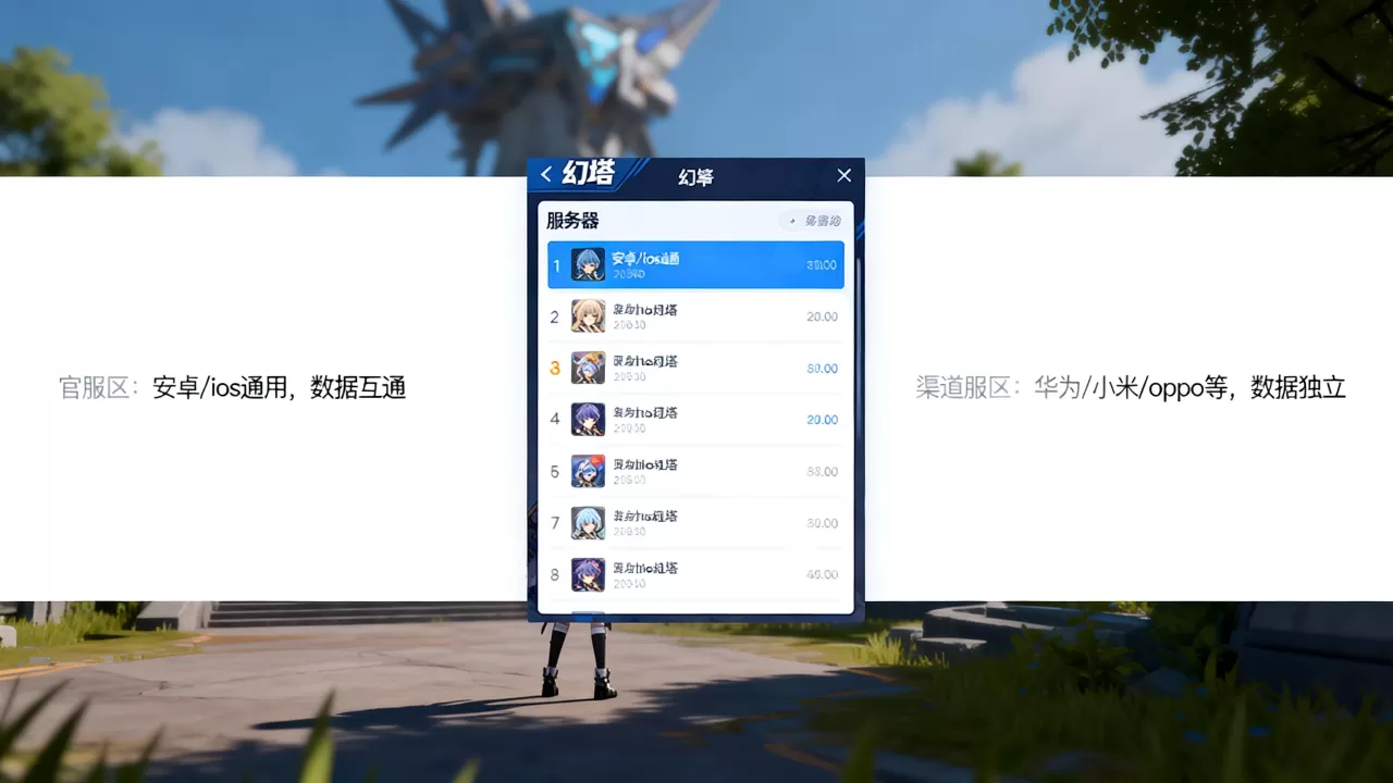 幻塔服务器有哪些区呢,幻塔官服和渠道服有什么区别? 幻塔服务器有哪些区呢,幻塔官服和渠道服有什么区别?