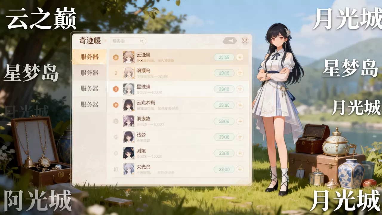奇迹暖暖服务器到底有哪些,哪个区服人最多? 奇迹暖暖服务器到底有哪些,哪个区服人最多?