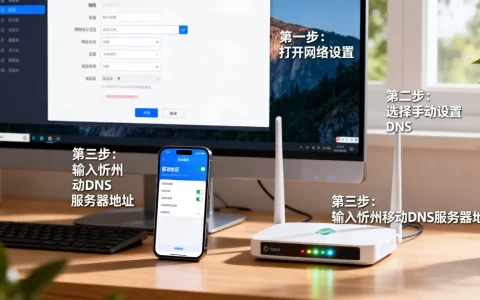 忻州移动dns的服务器地址是多少,怎么设置？