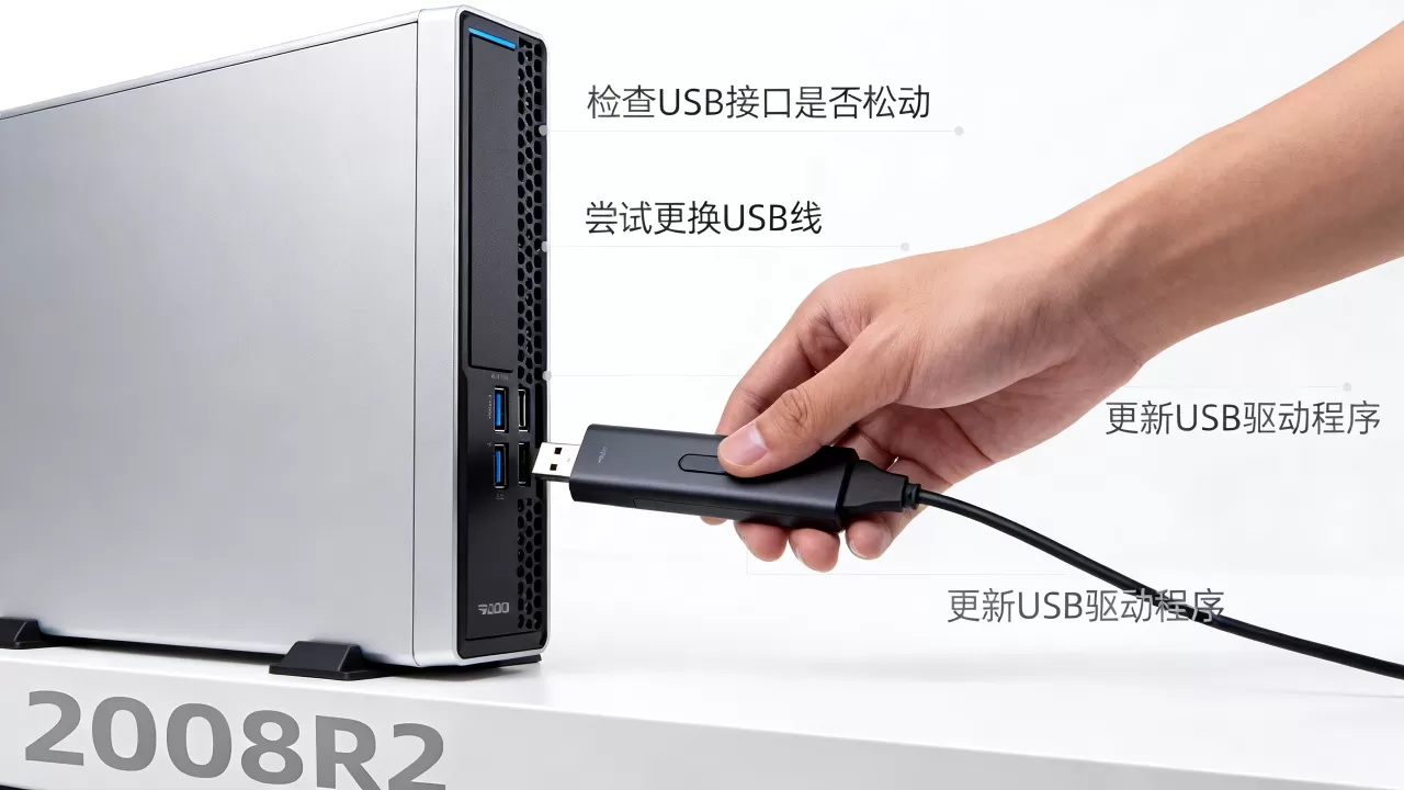2008R2域控服务器如何使用USB,无法识别怎么办 2008R2域控服务器如何使用USB,无法识别怎么办