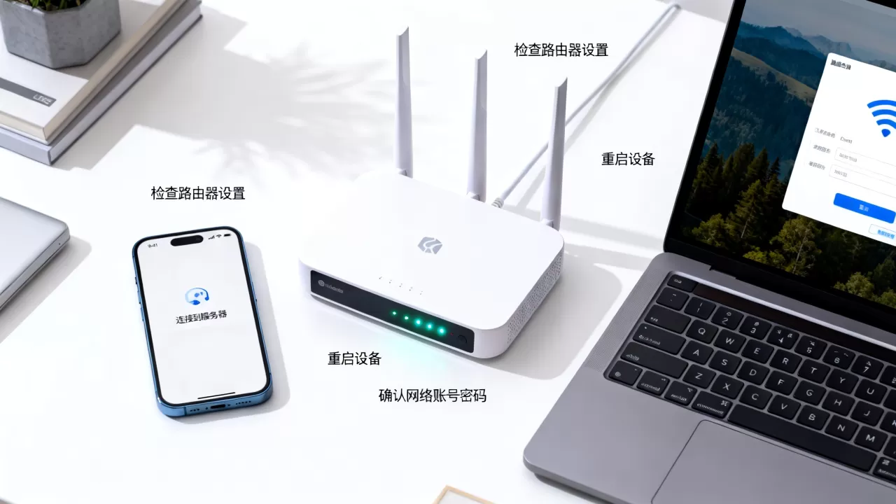 WiFi连接时提示连接到服务器怎么回事,怎么办? WiFi连接时提示连接到服务器怎么回事,怎么办?
