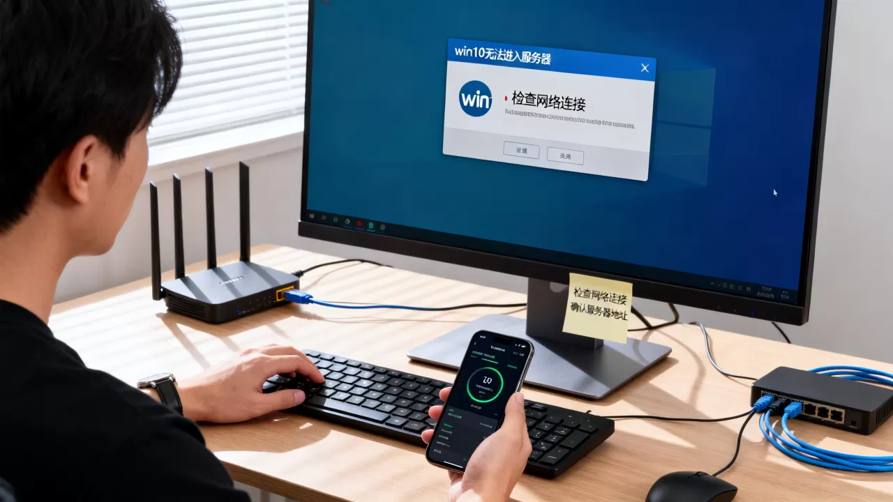 win10无法进入服务器失败怎么办,是什么原因导致的 win10无法进入服务器失败怎么办,是什么原因导致的