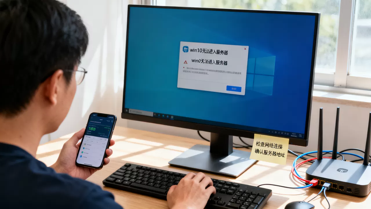 win10无法进入服务器失败怎么办,是什么原因导致的 win10无法进入服务器失败怎么办,是什么原因导致的