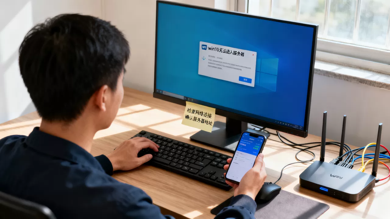 win10无法进入服务器失败怎么办,是什么原因导致的 win10无法进入服务器失败怎么办,是什么原因导致的