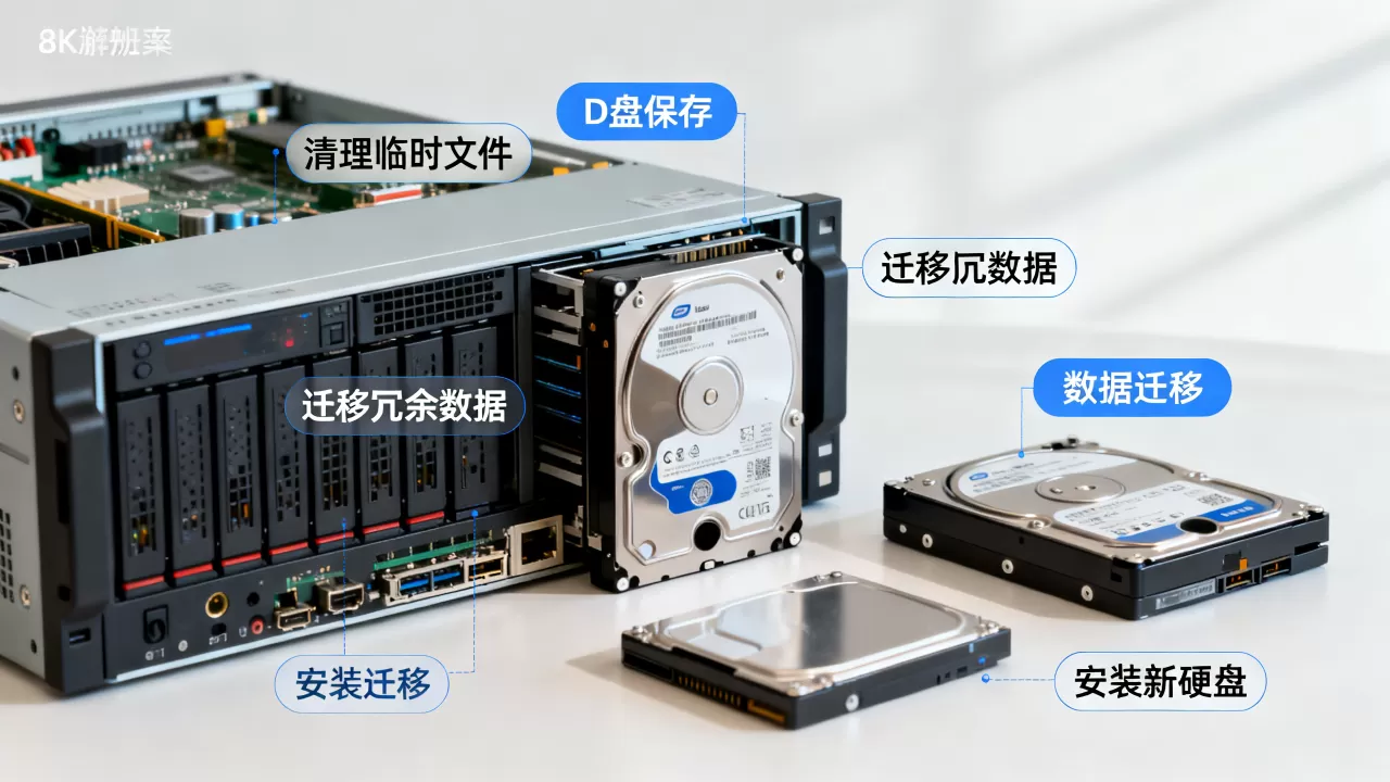 服务器D盘内存不够用怎么办,如何清理扩容? 服务器D盘内存不够用怎么办,如何清理扩容?