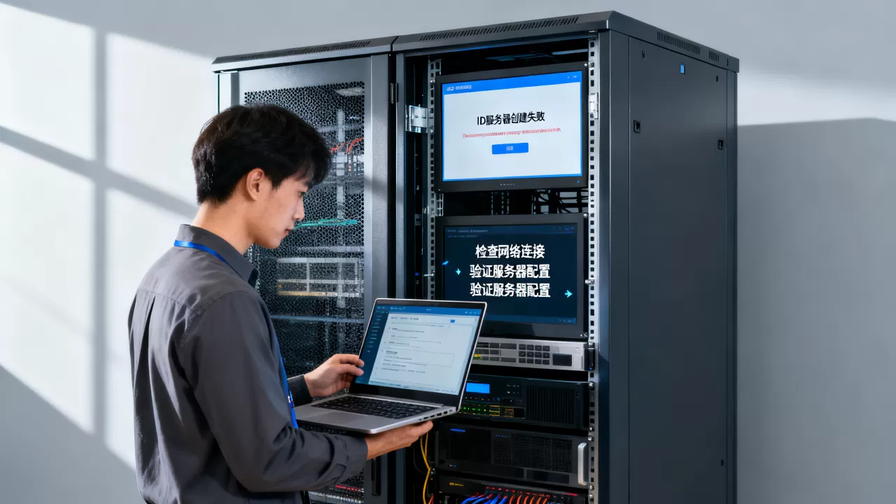 建立新的ID服务器出错怎么办,ID服务器创建失败怎么解决? 建立新的ID服务器出错怎么办,ID服务器创建失败怎么解决?