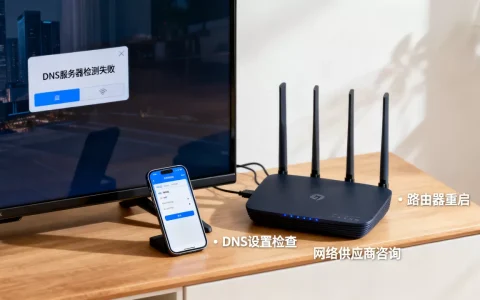 电视机DNS服务器检测失败怎么解决，是什么原因导致的？
